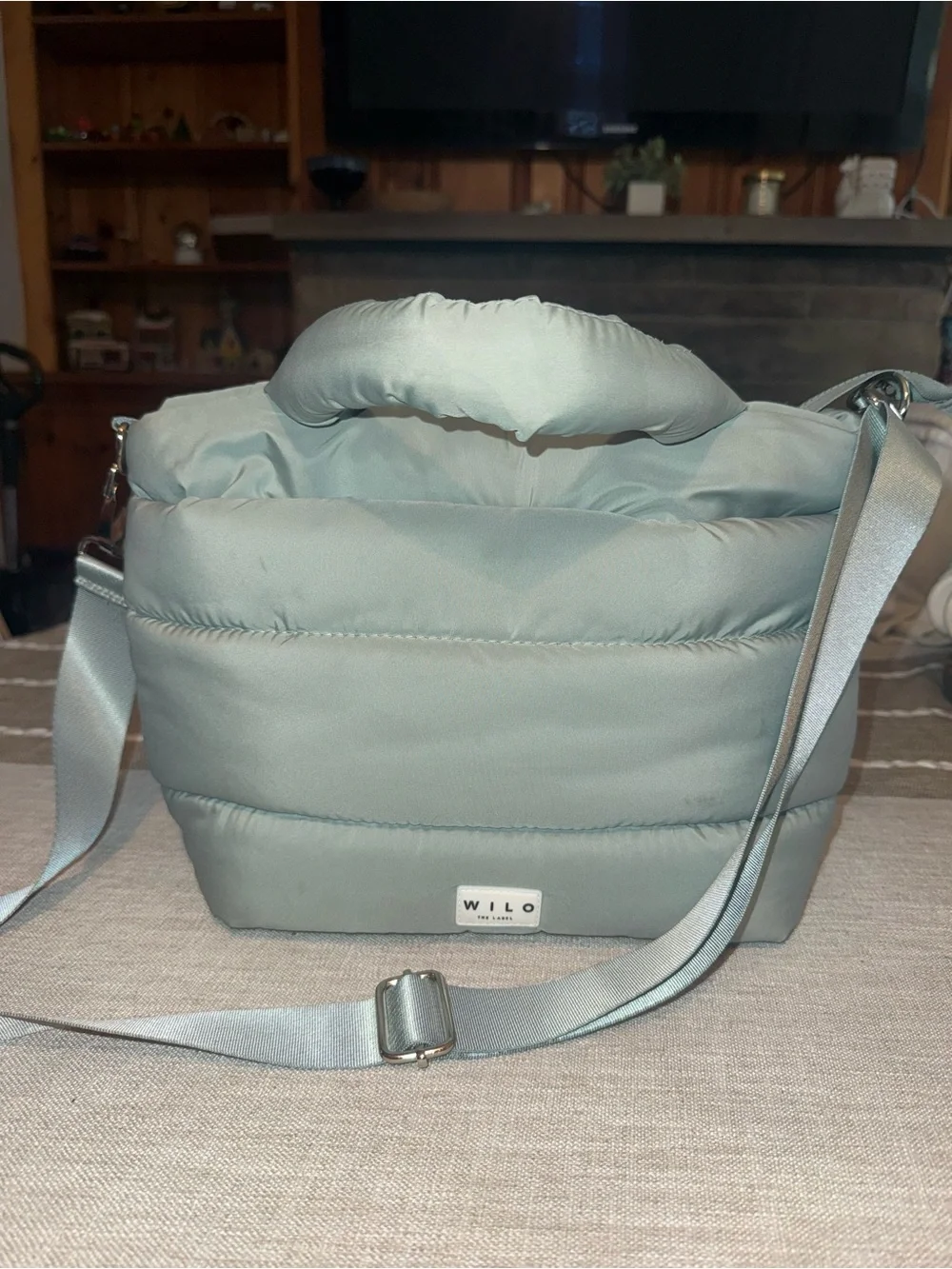 Wilo Sage Puffer Crossbody Bag